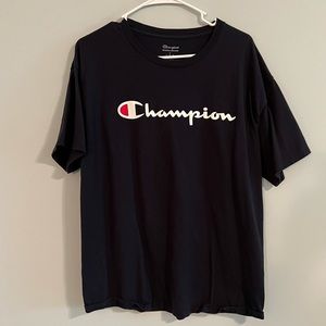 Champion navy t shirt